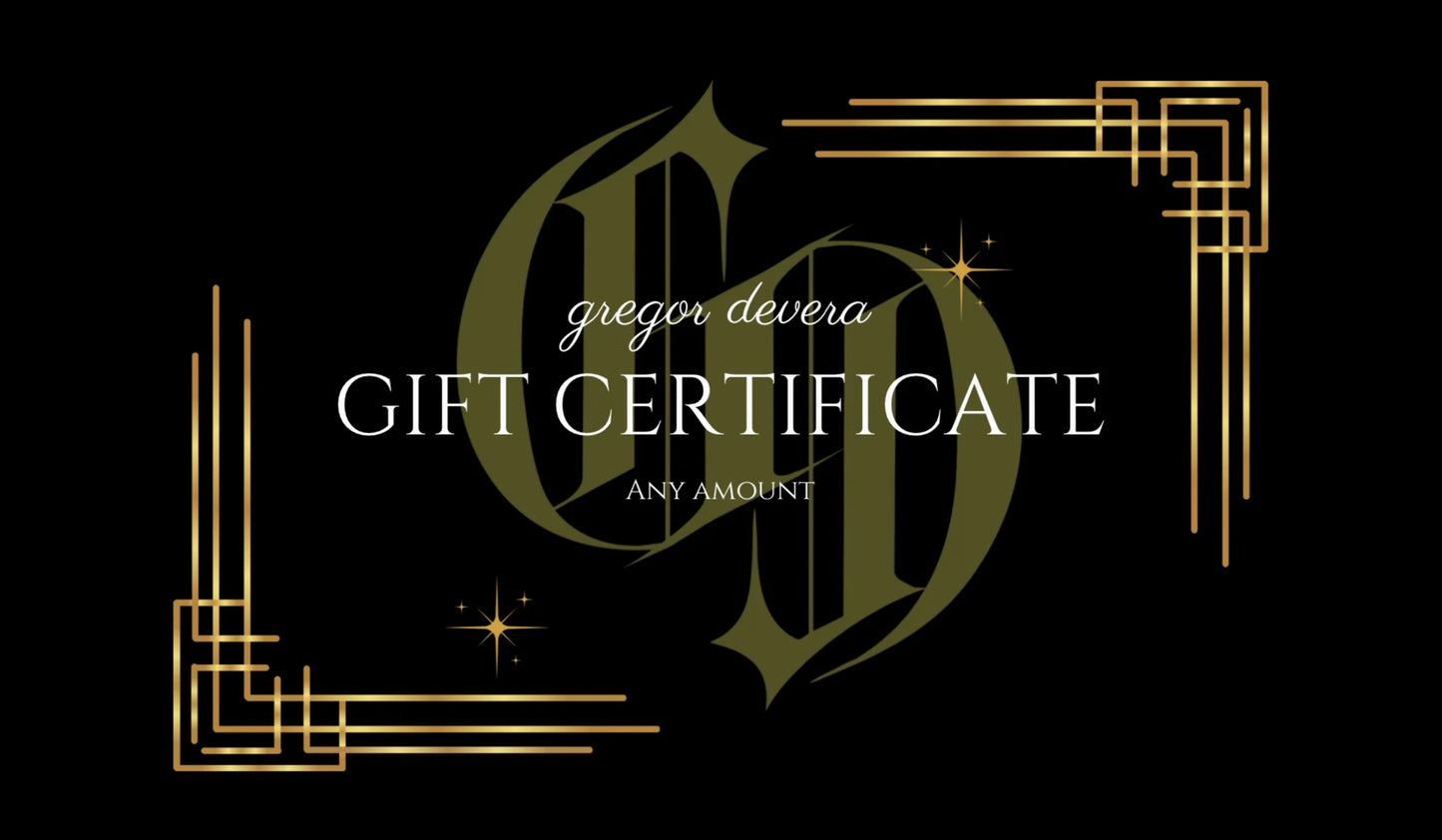 Gregor Devera Gift Card